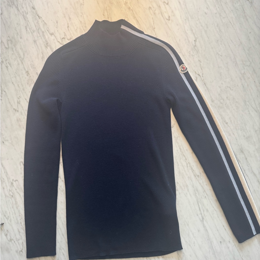 Womens Navy Blue Moncler Sweater